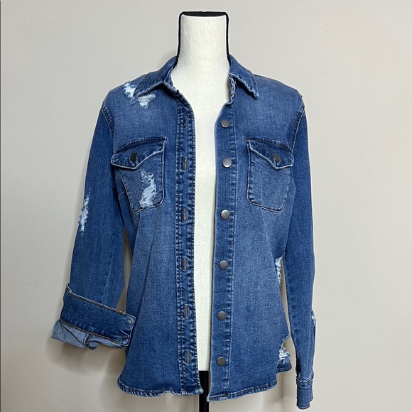 Kut from the Kloth Jackets & Blazers - 👖💙🥣🌀Kut Distressed Denim Jacket